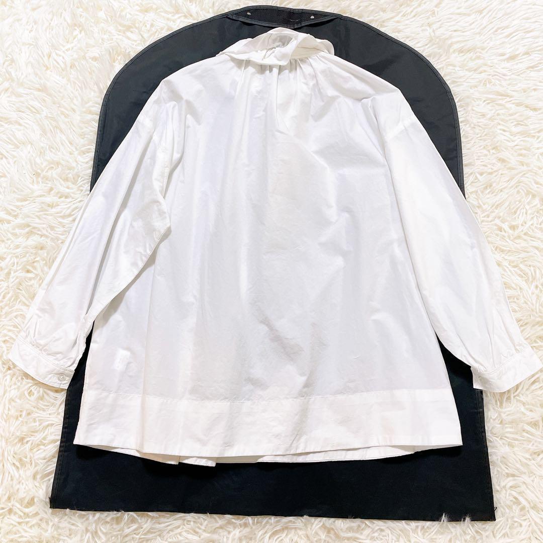 極美品✨ネストローブ コットンラミーミルフィーユカラーブラウス　洗える　FREE