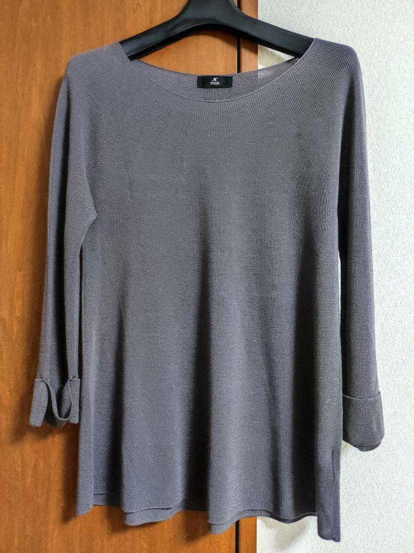 INED イネド トップス 薄手 カットソー ニット 七分袖