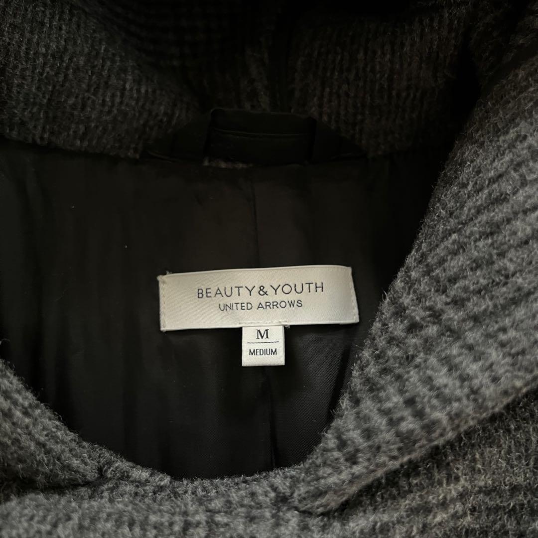 BEAUTY&YOUTH ユナイテッドアローズ メルトンダッフルコート M