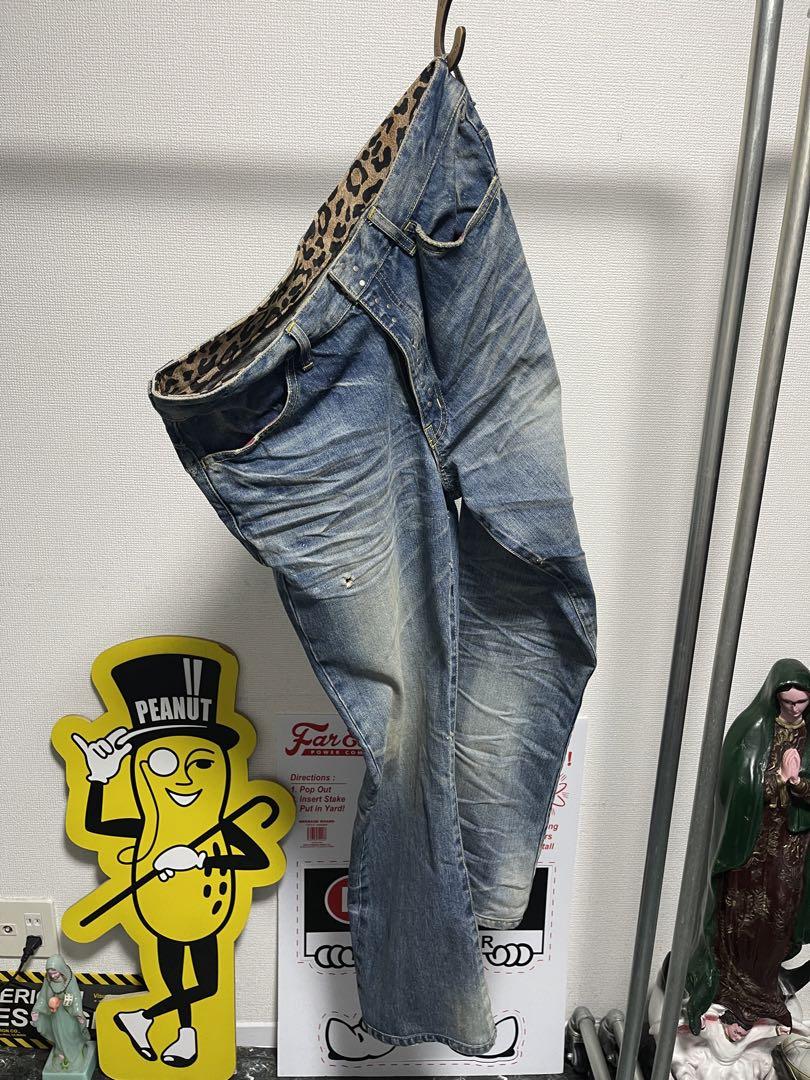 ISAMU KATAYAMA BACKLASH バックラッシュフレアデニムパンツ