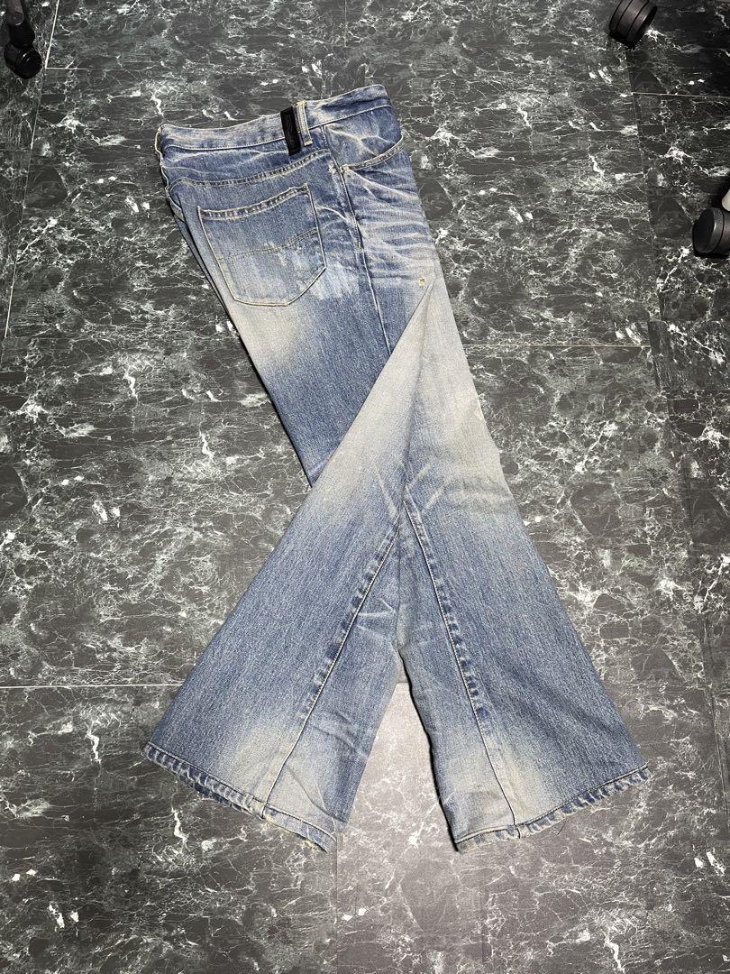 ISAMU KATAYAMA BACKLASH バックラッシュフレアデニムパンツ