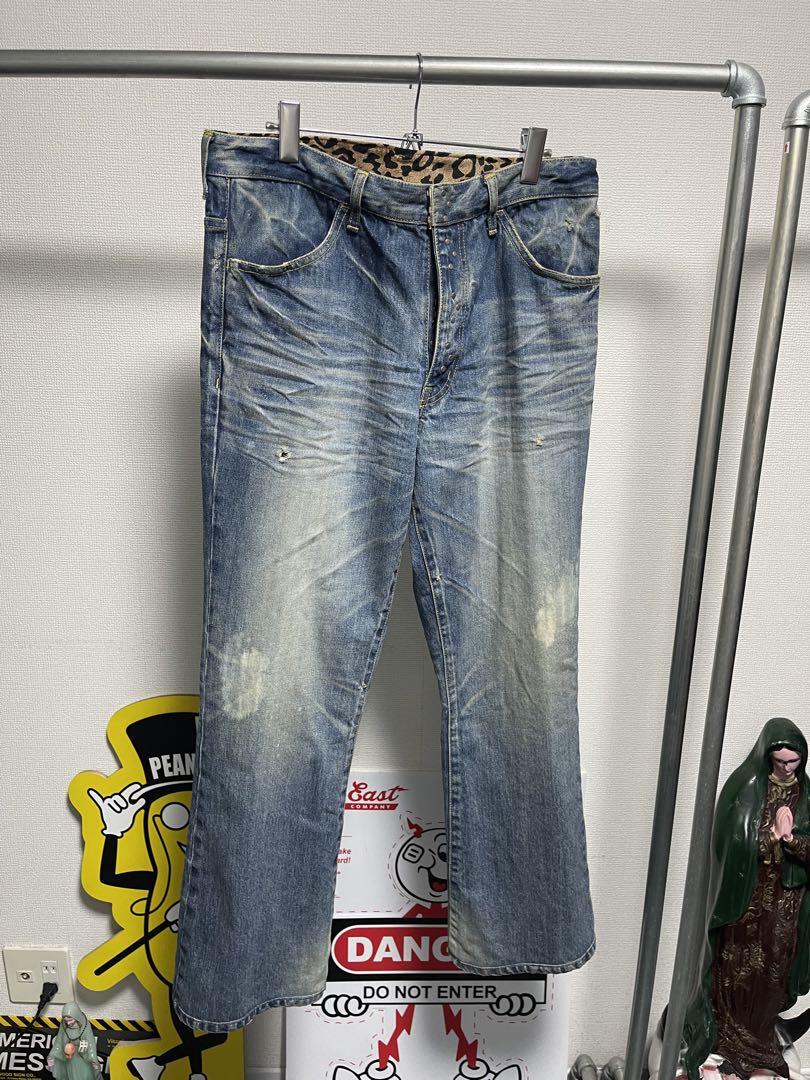 ISAMU KATAYAMA BACKLASH バックラッシュフレアデニムパンツ
