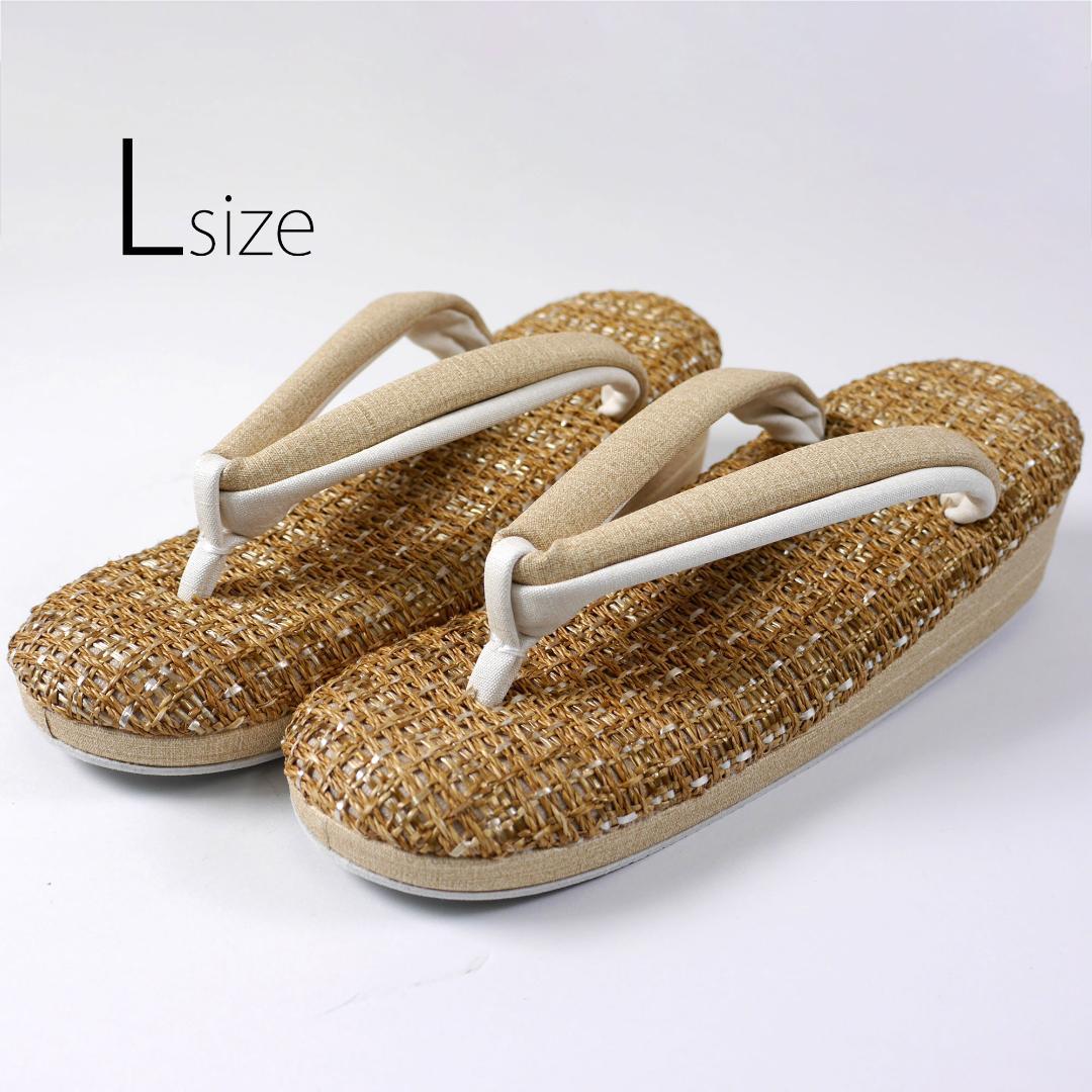 和装 草履 単品 おしゃれ カジュアル 夏物 Lサイズ uzouri99-8L