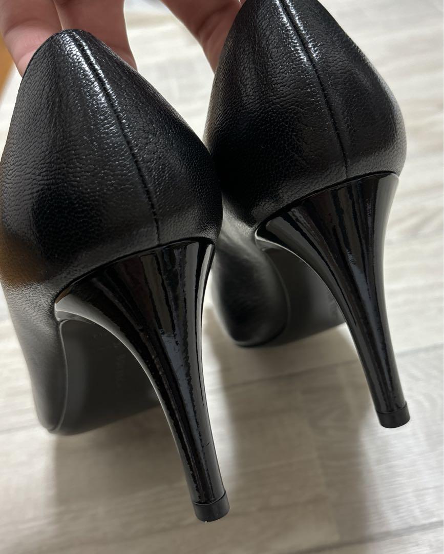 BOTTEGA VENETA パンプス 黒 美品 リボン ハイヒール 画像6