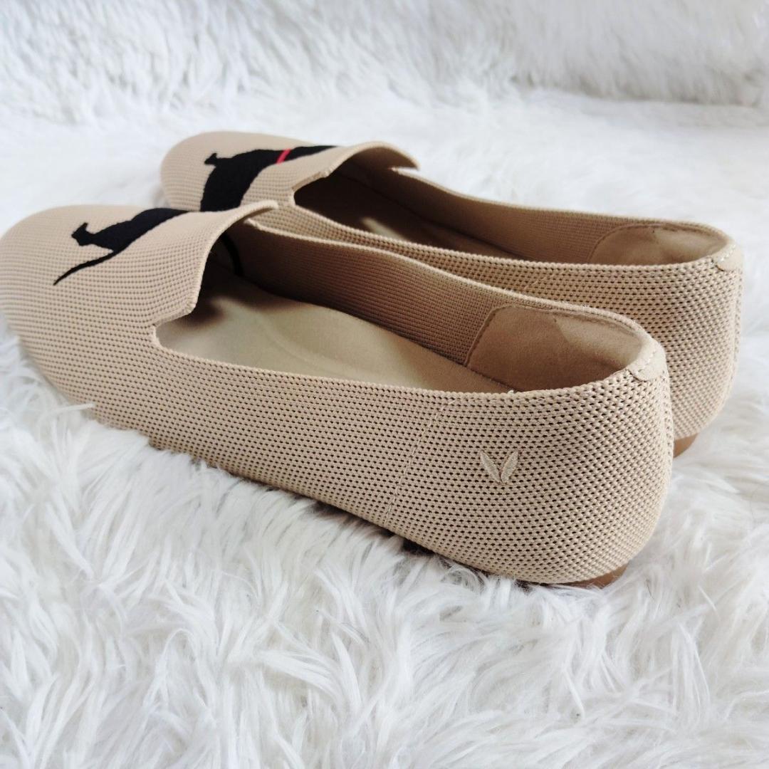 美品大人気！ VIVAIA スリッポン 24.5 ダックスフンド ベージュ