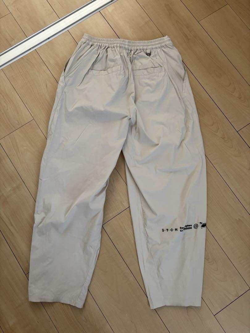【STCH】2wayシルエットパンツ antiqua サイズL ホワイト