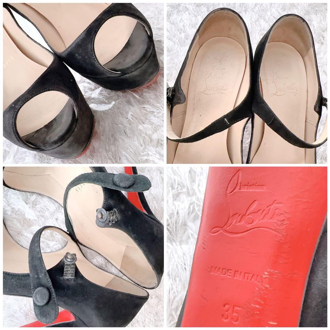 ルブタン　厚底　オープントゥ　ハイヒール　サンダル　パンプス　人気　正規品　靴 Christian Louboutin - クリスチャンルブタン ハイヒール