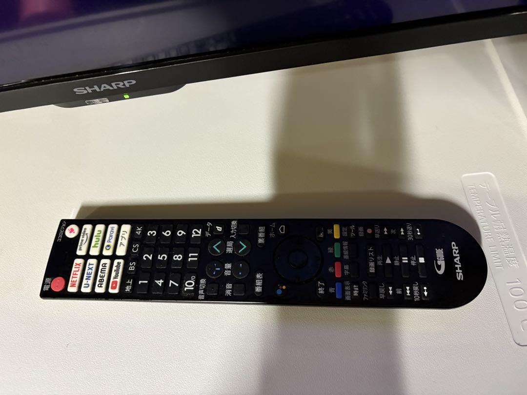 2022年製　シャープ　液晶テレビ　4K　4T-C42DJ1