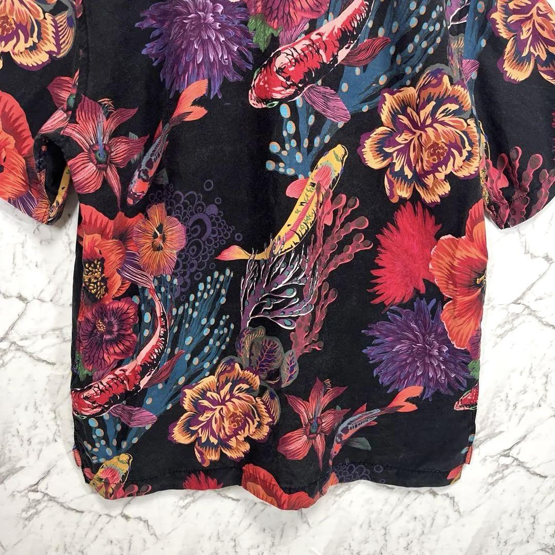 XL】ポールスミス・半袖シャツ・18SS・Koi Hawaiian・開襟