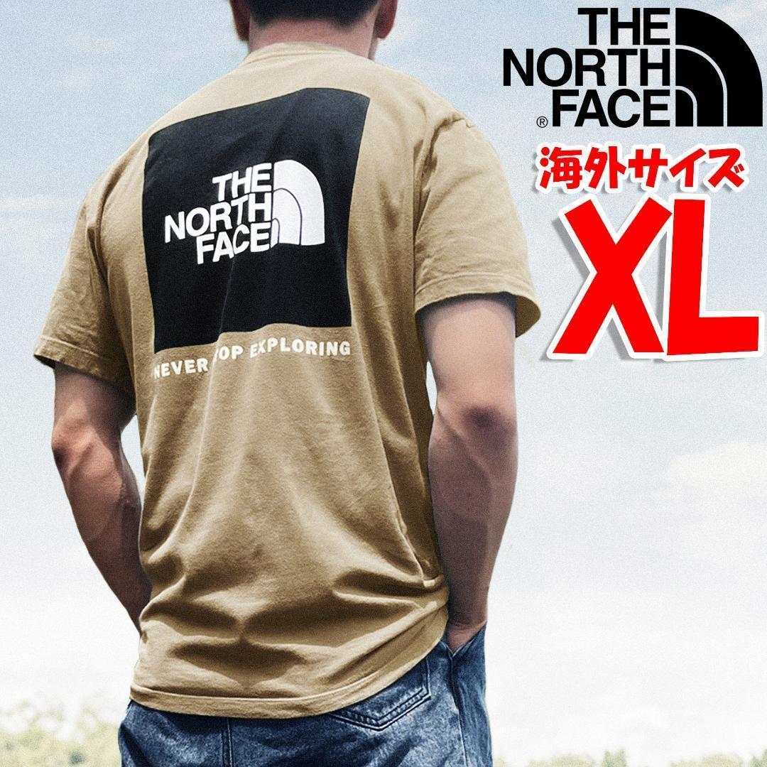 ノースフェイス 半袖 Tシャツ メンズ 海外XL 日本3L相当 ベージュ nse