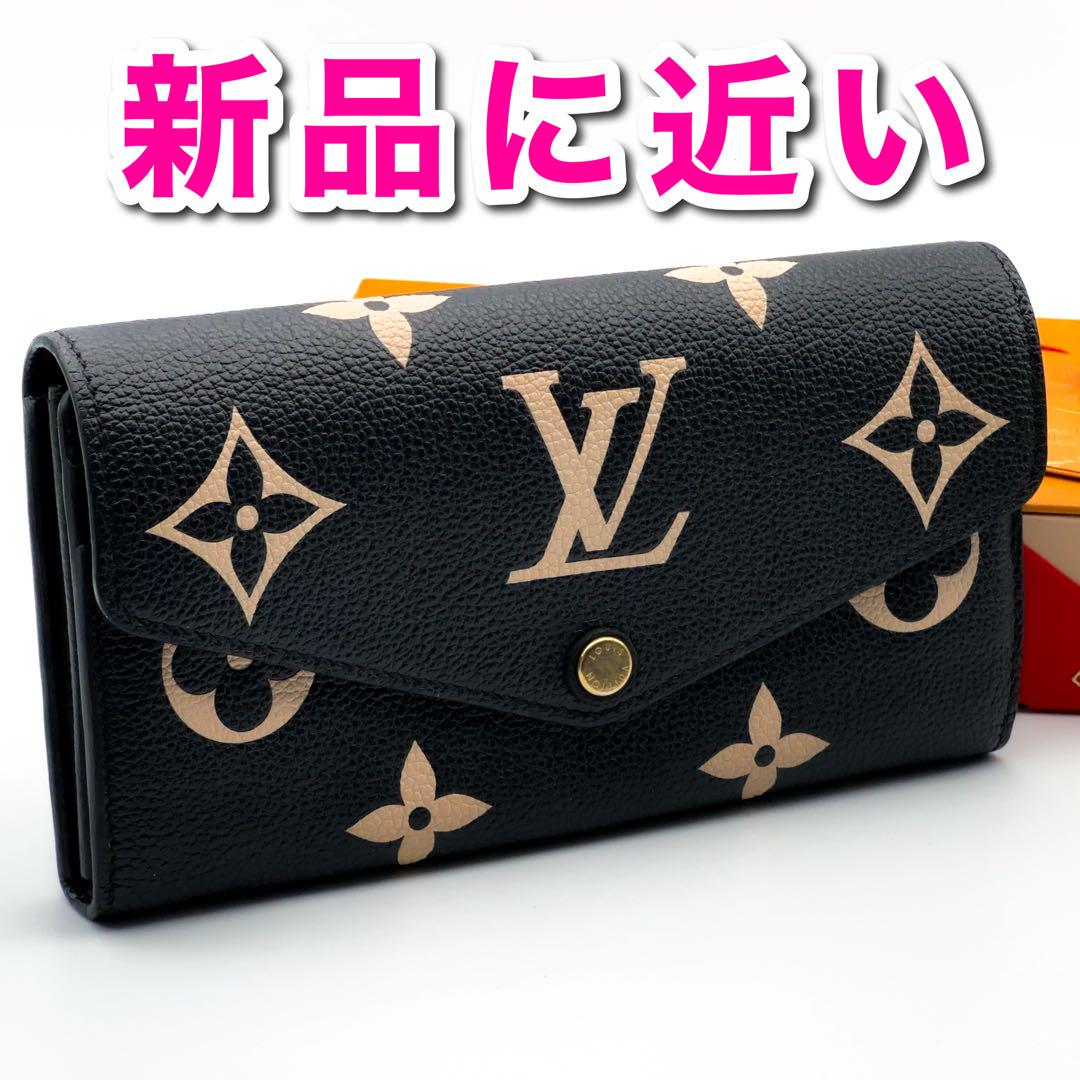 【極美品・IC搭載】ルイヴィトン　アンプラント　ポルトモネロザリ　ブラック LOUIS VUITTON - 【新型IC・箱付き】ルイヴィトン モノグラム