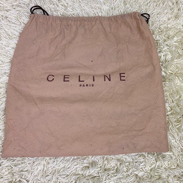 未使用✨ セリーヌ 希少 黒マカダム トリオンフ ポーチ ブラック | www