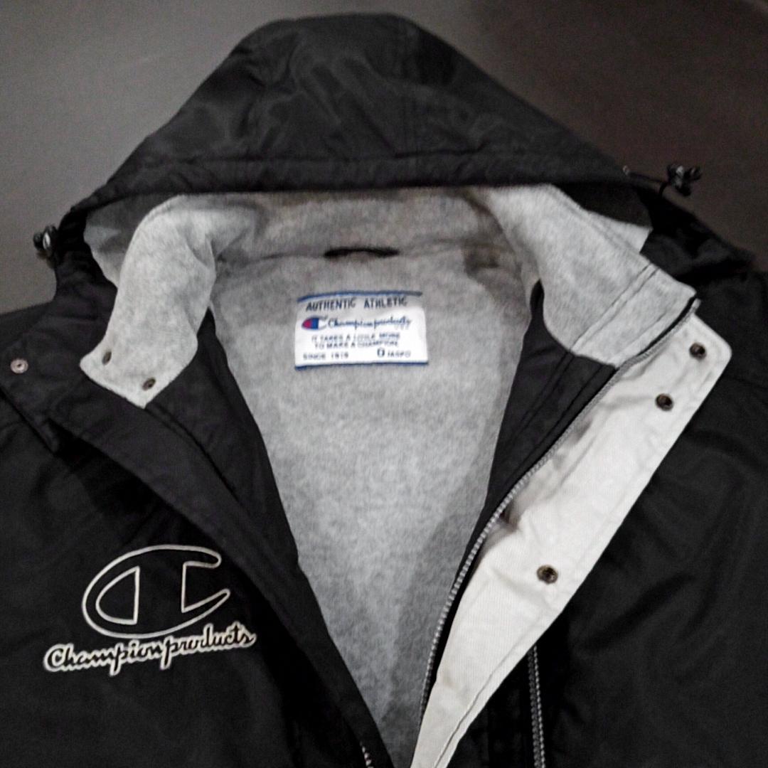 古着 極美品 Champion チャンピオン 裏起毛極暖ベンチコートメンズ O
