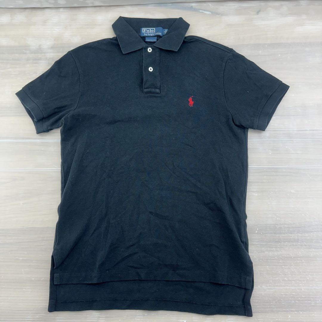 POLO RALPH LAUREN ブラックポロシャツ M Polo Ralph Lauren ブラック ポロシャツ 4T 110cm - メルカリ