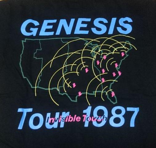 期間限定 80S ジェネシス 1987 ツアーTシャツ 7N0Hh-m45127188887 vintage デッドストック 新作登場人気