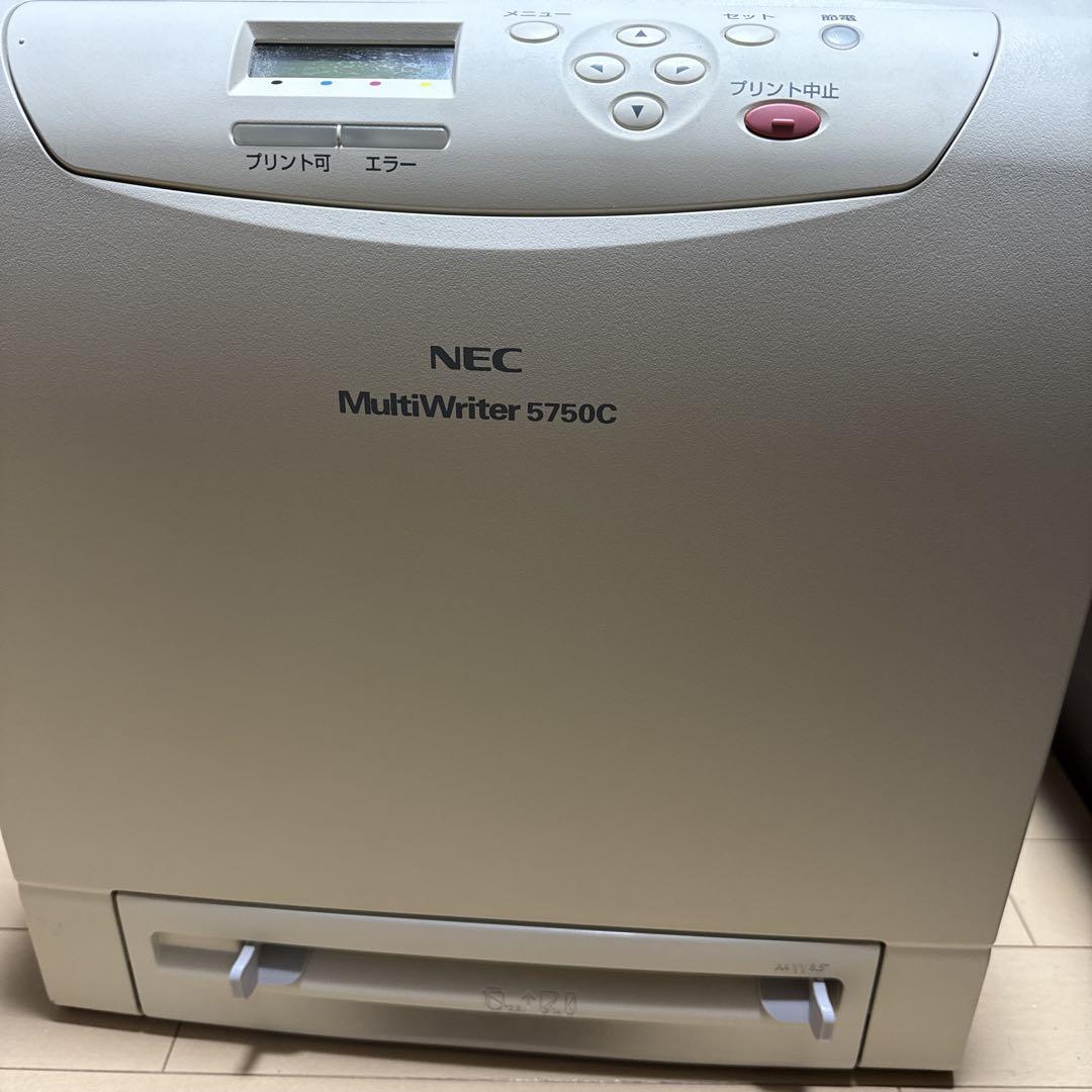 NEC MultiWriter 5750C 本体 中古 プリンター NEC MultiWriter 5750C 本体