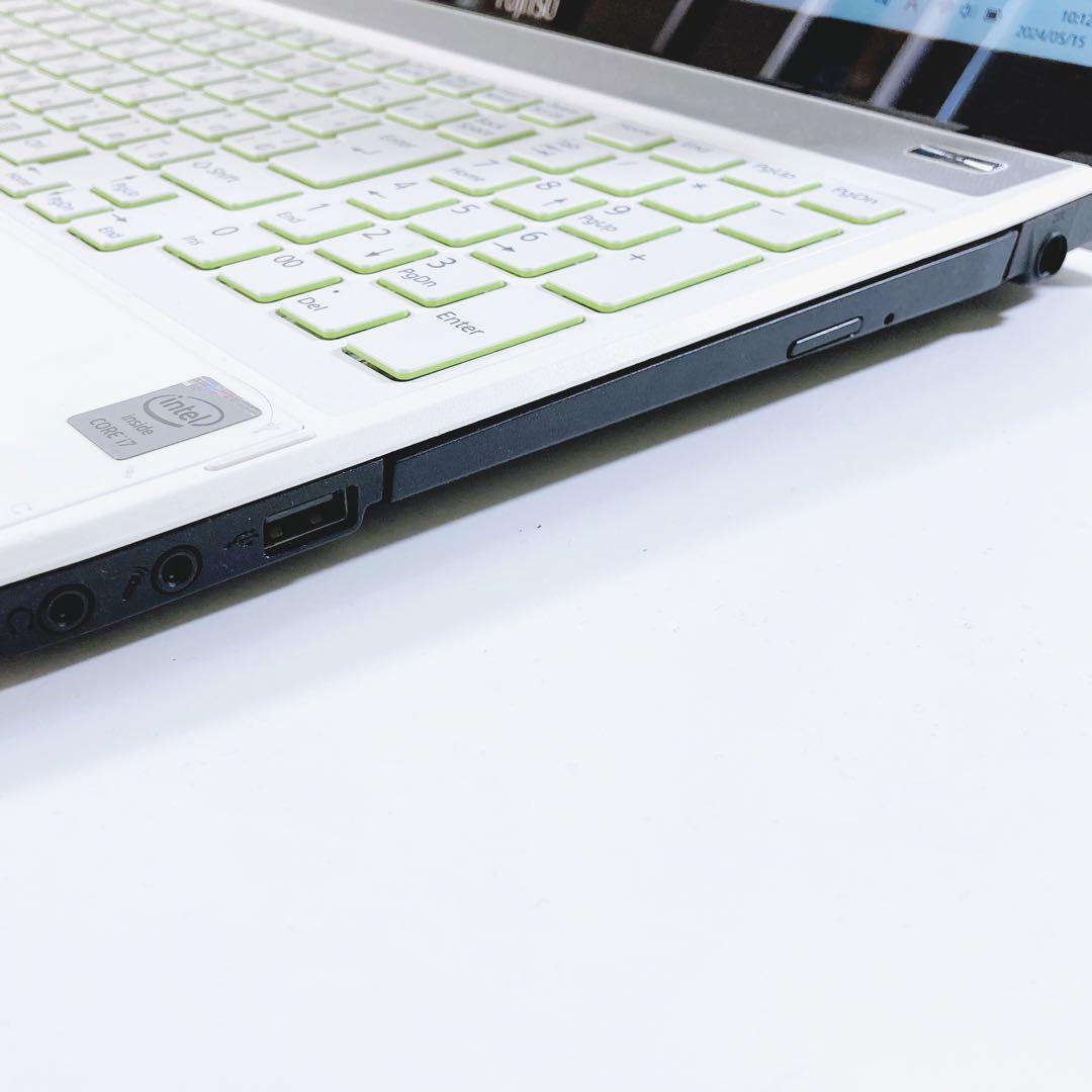 45/i7☆SSD&8GB!windows11office付ノートパソコン