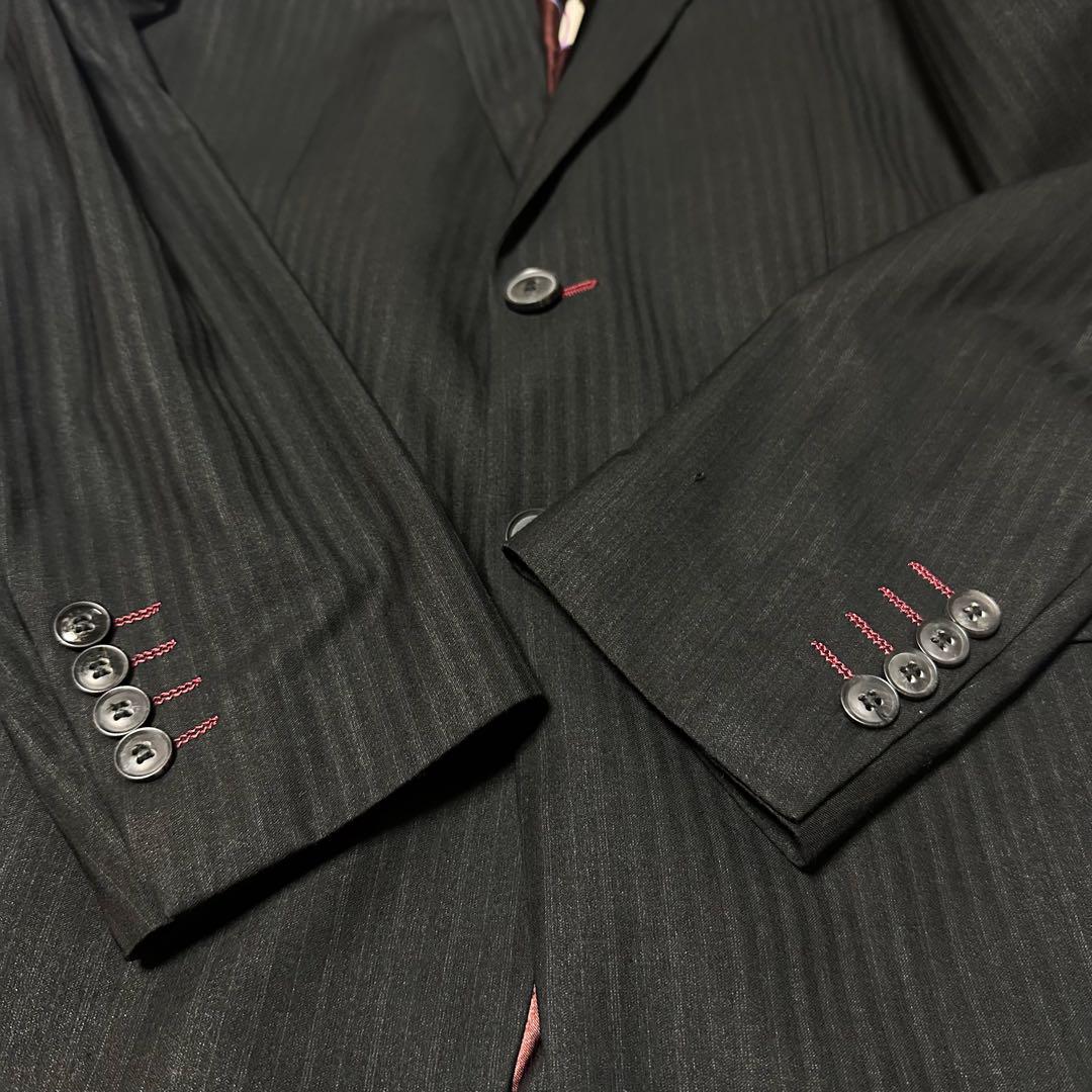 ✨ Paul Smith テーラードジャケット ブラックストライプ✨