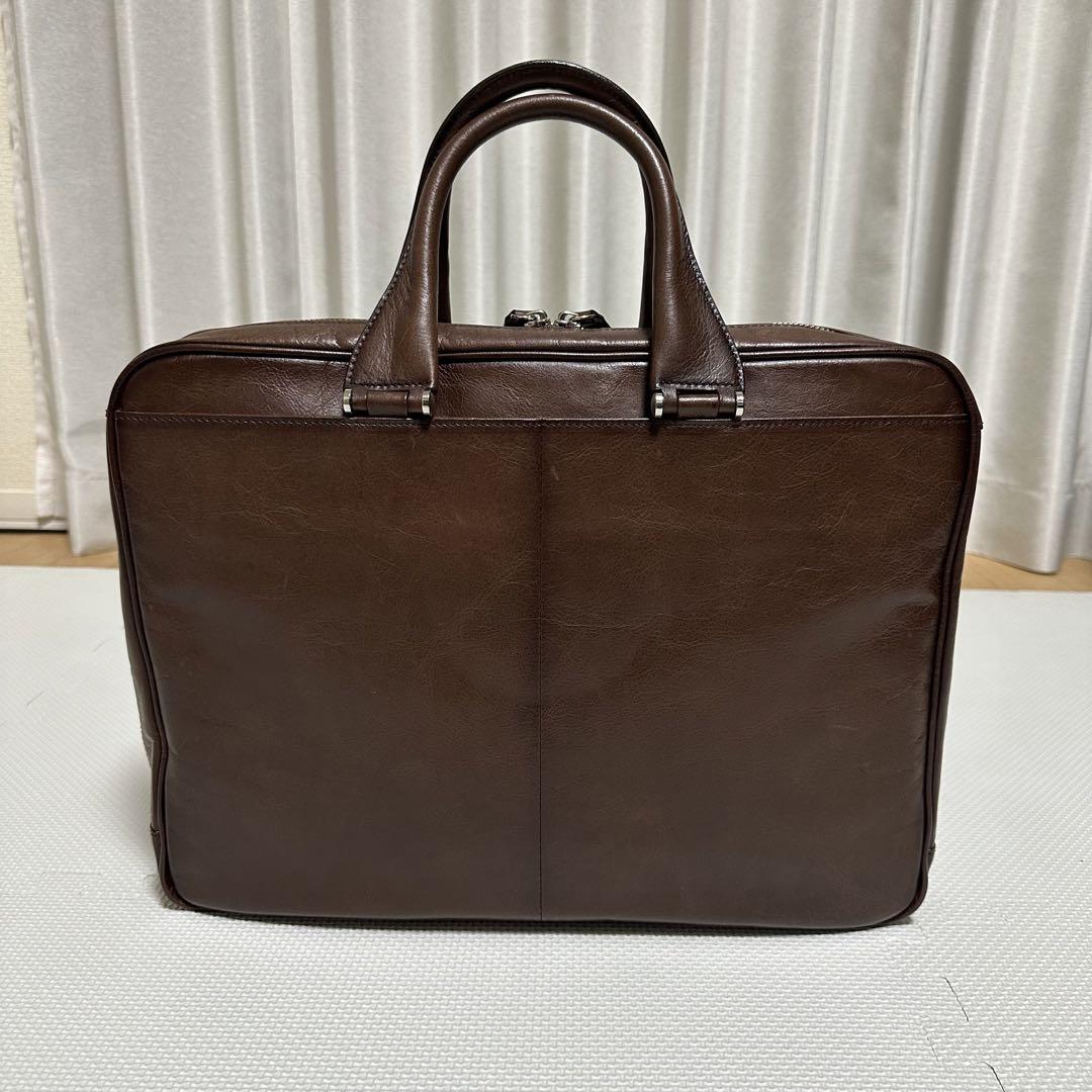 BALZO 姫路レザー シャドウ加工ブリーフケース ビジネスバッグ 画像2