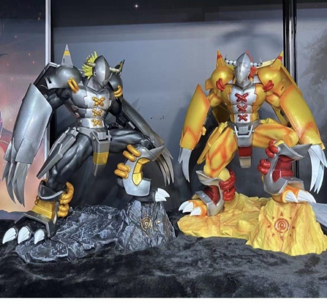 デジモンアドベン 2種類選PVC製 フィギュア ガレージキット ウォーグレイモン