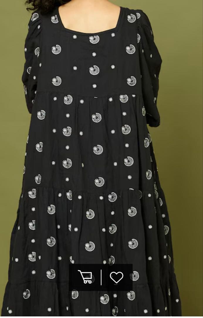 【25AW新品未開封】Freada > ラメ刺繍Moon&Star ワンピース 【25AW新品未開封】Freada > ラメ刺繍Moon&Star ワンピース