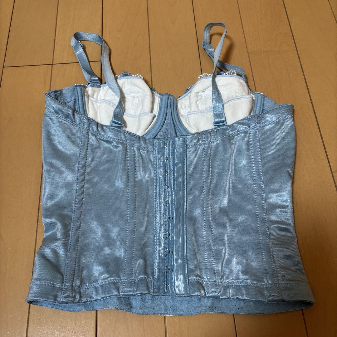 マルコ　モンマリエ　ロングブラ マルコ】モンマリエ ロングブラ ブルー サイズB70♡ - メルカリ