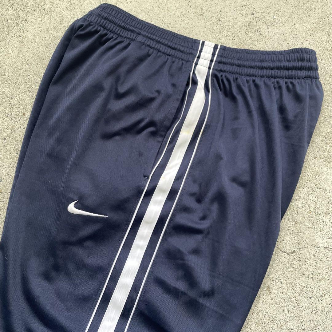 NIKE 00s jordan バギートラックパンツ 00s NIKE カーゴ ナイロン トラックパンツ ジャージ バギー 極太