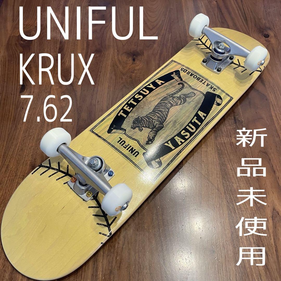 スケボー　コンプリート　ユニフル　新品　スケートボード　子供用　KRUXトラック