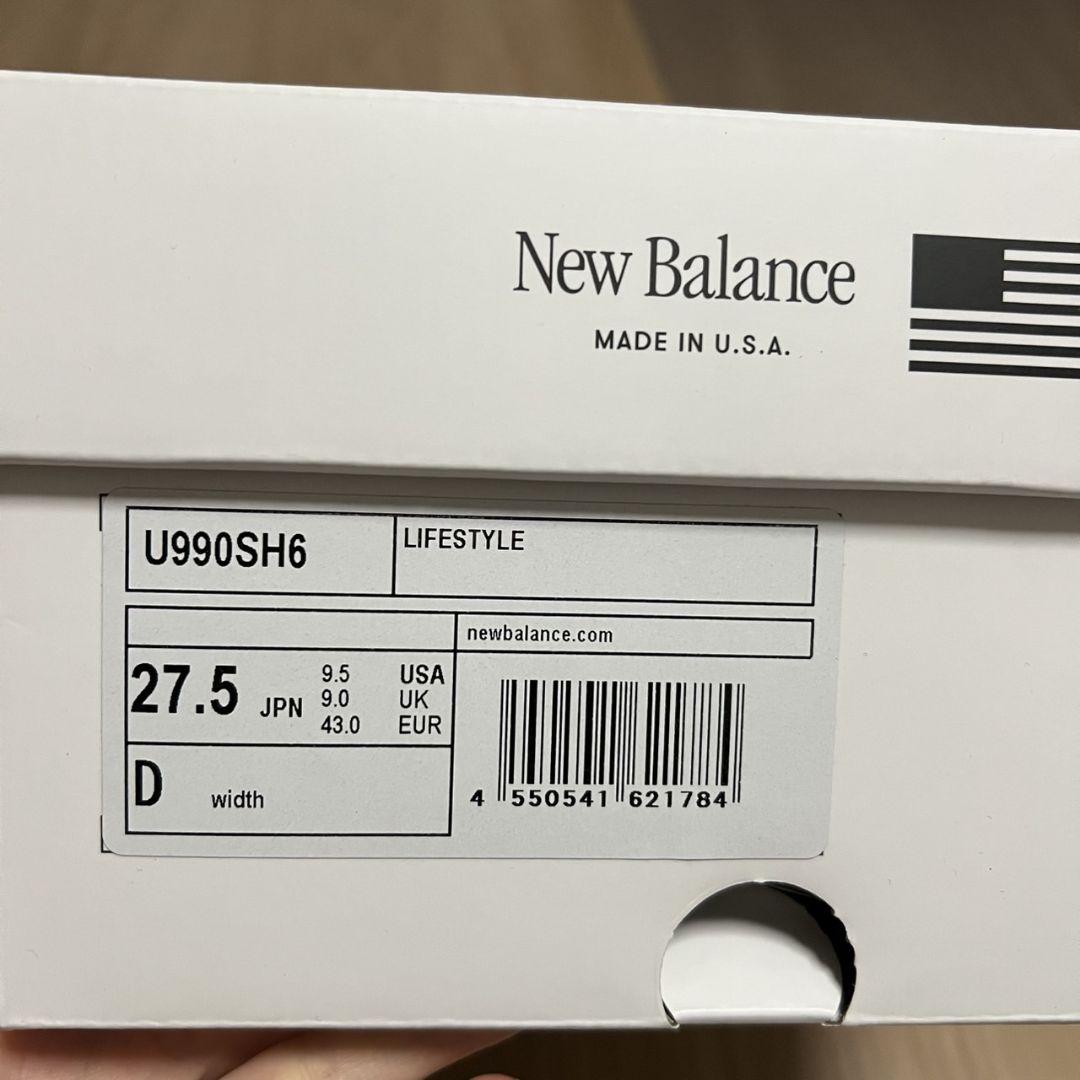 新品 Shohei Ohtani New Balance 990V6 27.5