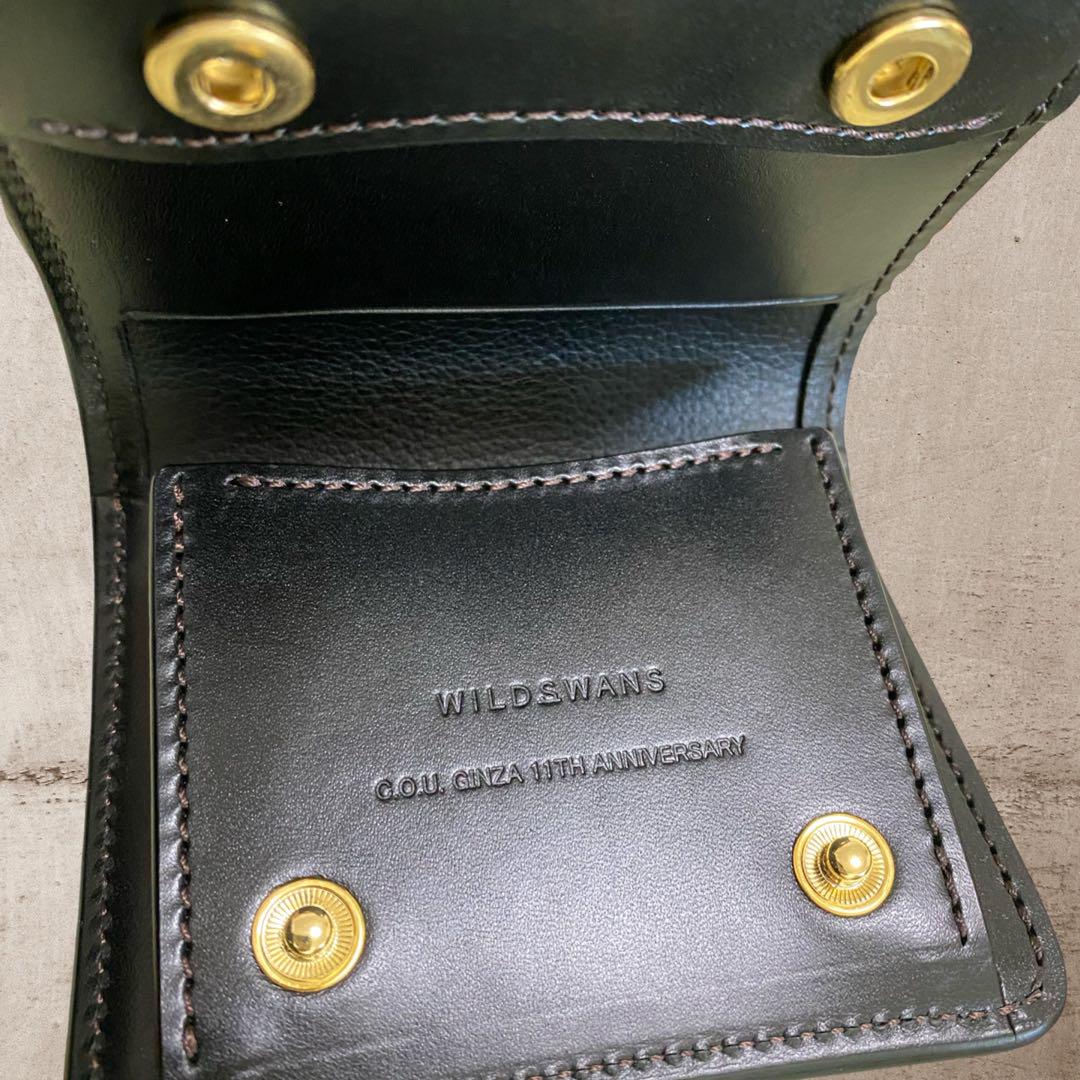 WILDSWANS ミニ財布・G11R/HシェルコードバンPALM