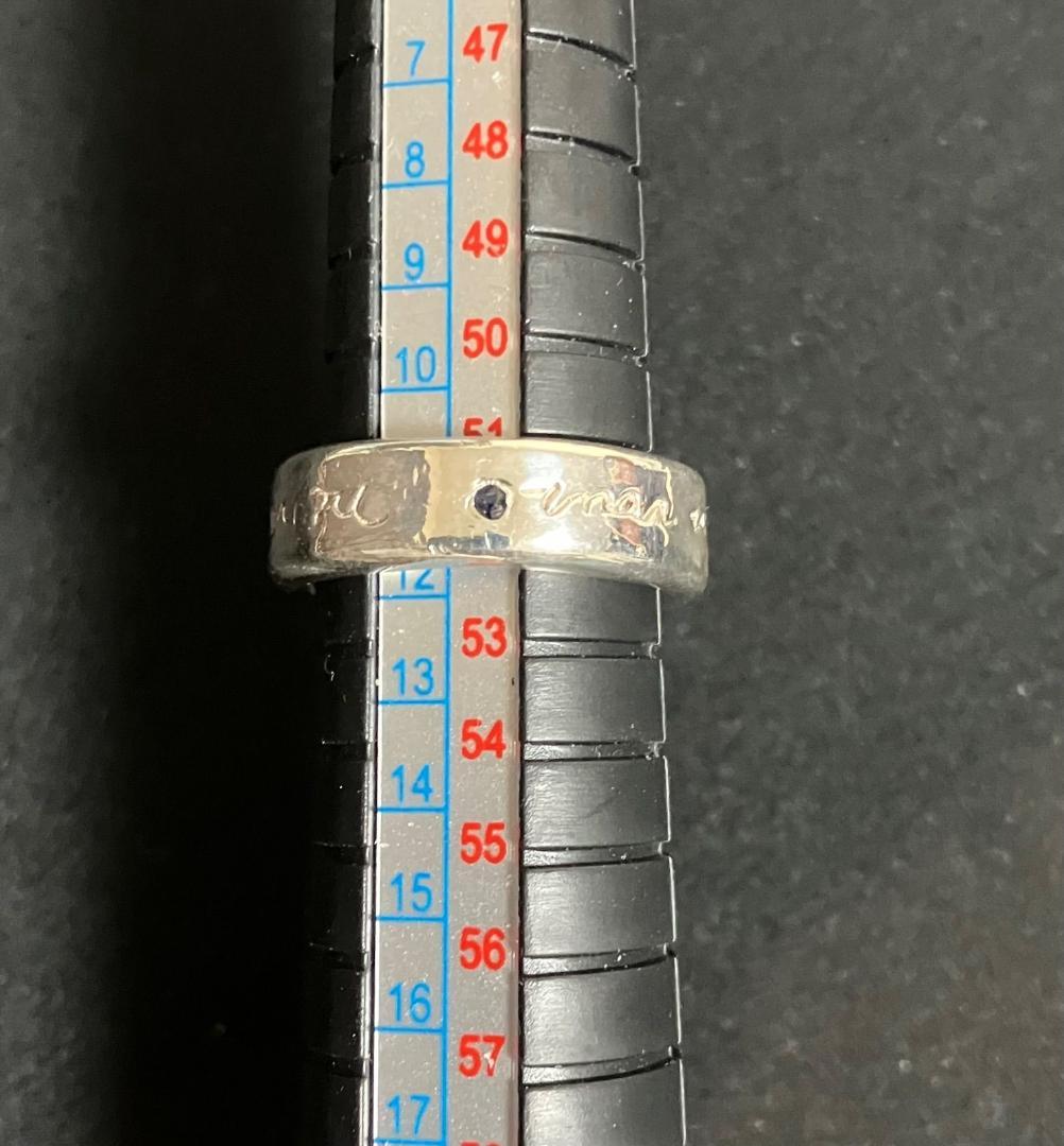 ◆4℃◆シルバー◆ネックレス◆SV925◆リング◆総重量約2.7g◆約40cm◆