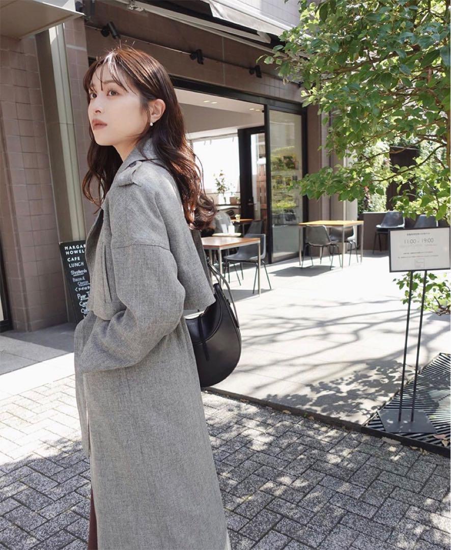 【新品未使用】L'Or ロル　3way Trench Coat グレー