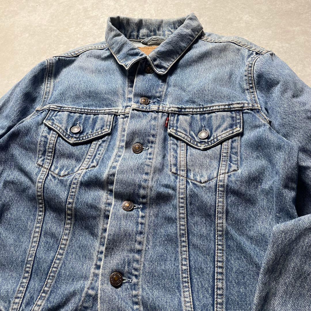 80s Levi s デニムジャケット ミディアムブルー70505Gジャン短丈M Levi s WWW_SHINETEETH_COM