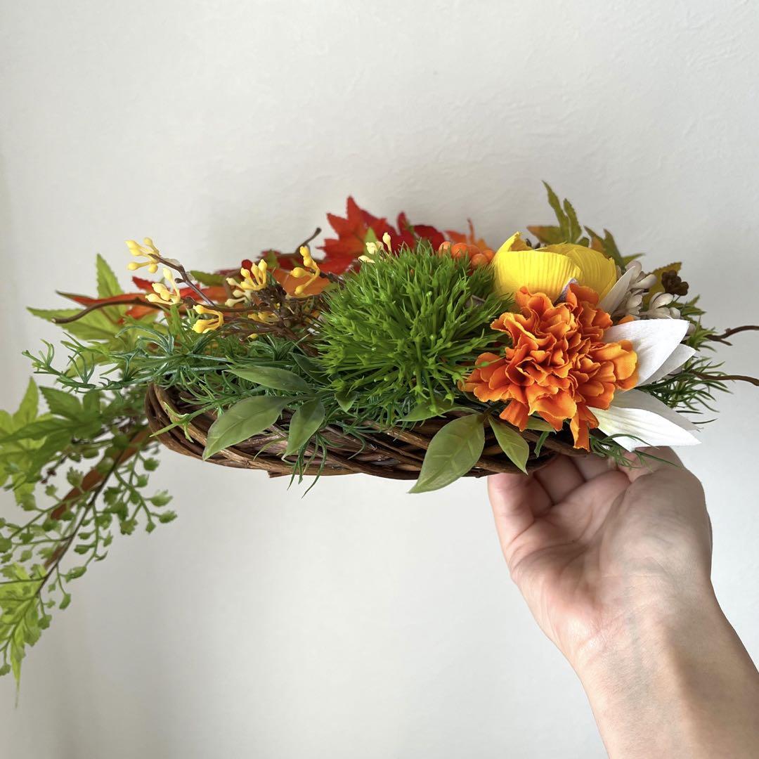 早割〜8/14】✳︎秋/紅葉リース✳︎32×52 もみじ 紅葉 玄関