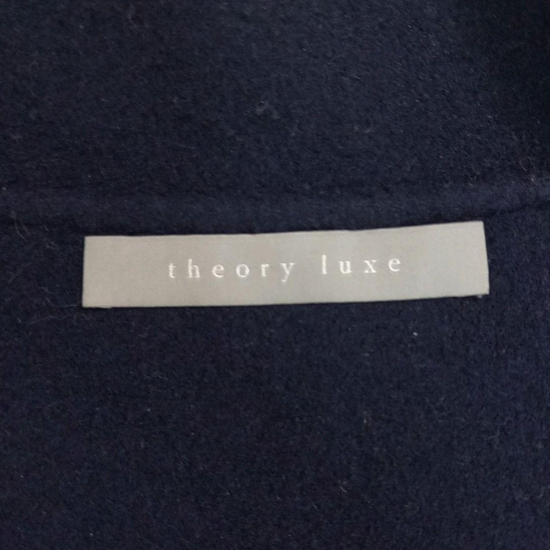 theory luxe 23AWダブルフェイスショート丈ブルゾンコート ネイビー theory luxe 23AWダブルフェイスショート丈ブルゾンコート ネイビー