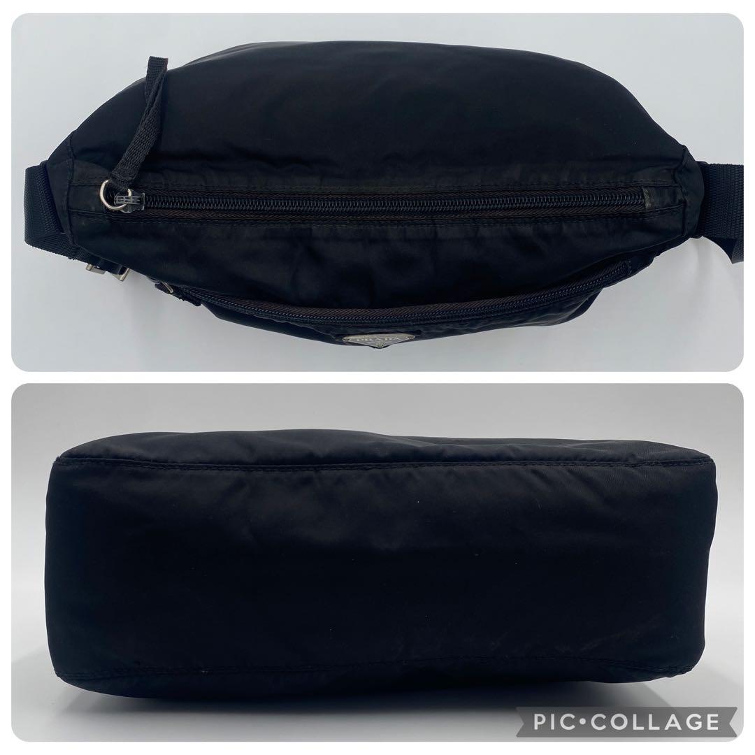 美品 プラダ ショルダー カメラバッグ メッセンジャー テスートナイロン レザー 美品 プラダ ショルダー カメラバッグ メッセンジャー テスートナイロン レザー