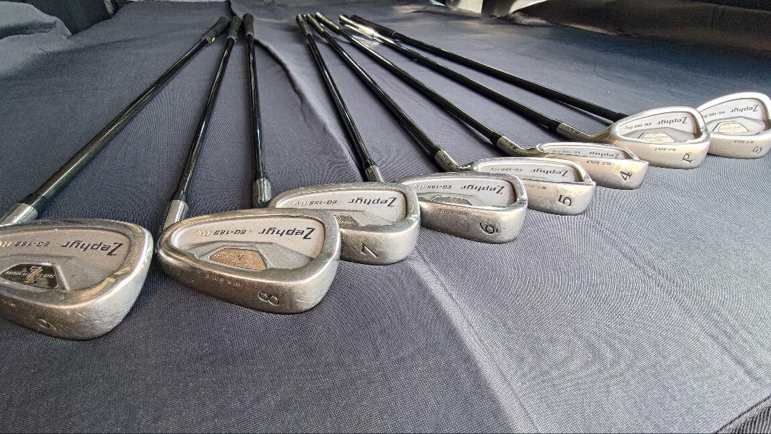 MIZUNO　Zephyr　EG-185　RV FLEX-Rミズノ8本セット