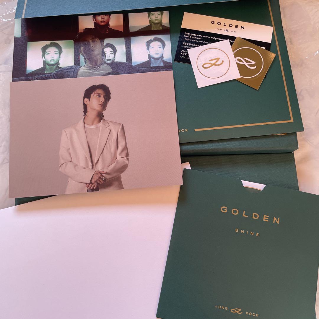 ジョングク golden アルバム まとめ売り センイル 祭壇 ポスター付き GOLDEN SHINE ジョングク アルバム - メルカリ