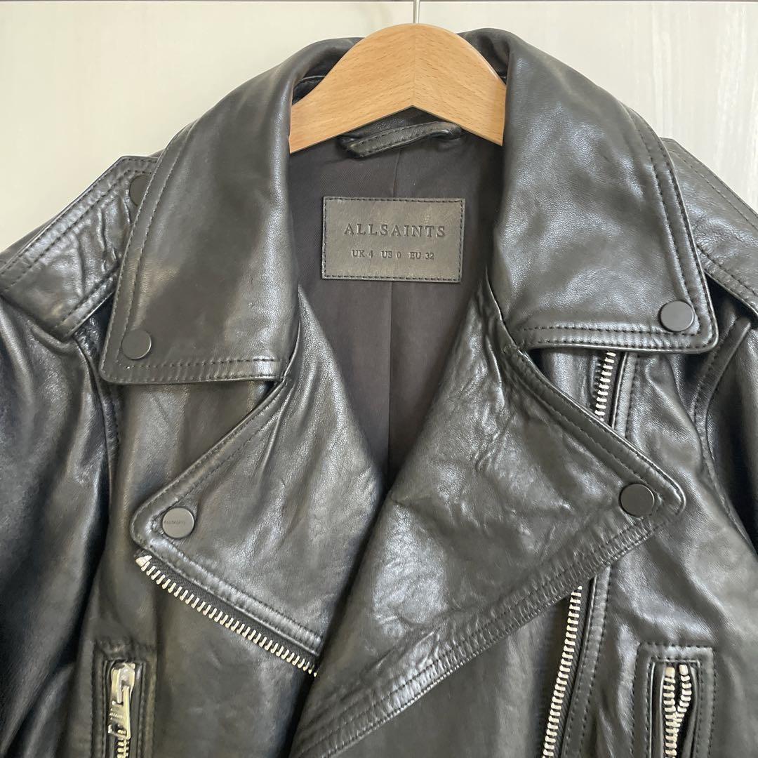 ★ALLSAINTS モーターサイクル レザー ジャケット ラムレザー★ 2025年最新】オールセインツ メンズ レザージャケット