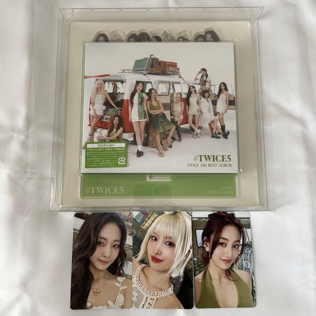 新品未再生】TWICE5 初回B盤 ⭐︎トレカ＆アクスタ - メルカリ