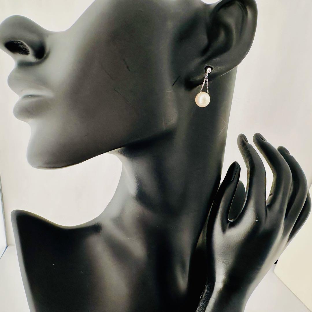 W G.K14.パール，ピアス、(未使用)No.38.
