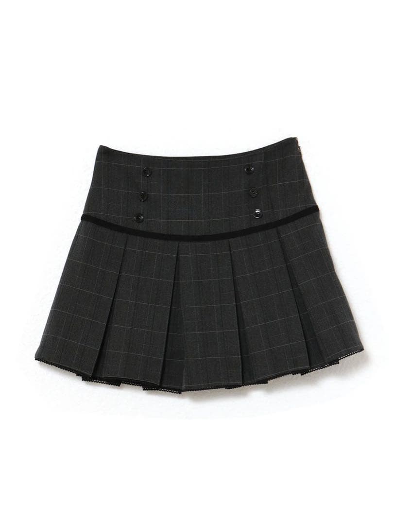 andmary Miu pleats skirt gray 5,699円