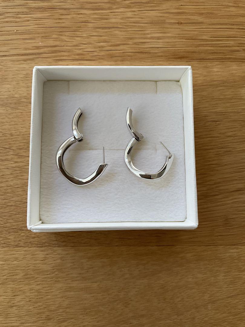 ete ハグピアス フープピアス シルバー