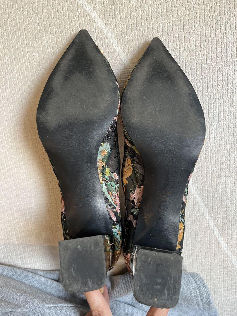 【美品】ダイアナ　ミュシャ　クリアヒールパンプス　24cm