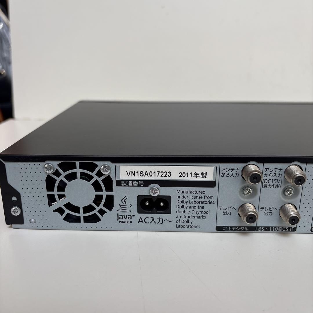 Panasonic ブルーレイレコーダー 2011年製　美品