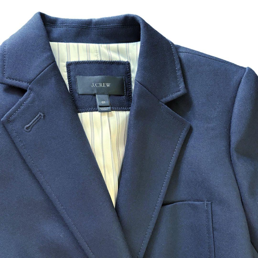 未使用】 J.CREW 紺ブレ テーラードジャケット 金ボタン