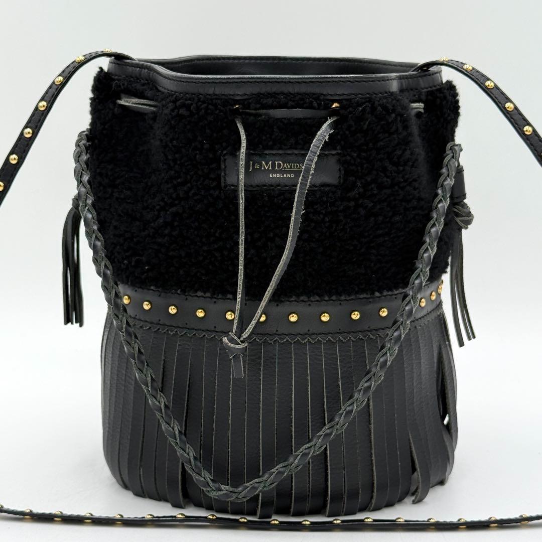 美品】J&M DAVIDSON カーニバル M ムートン 2way スタッズ