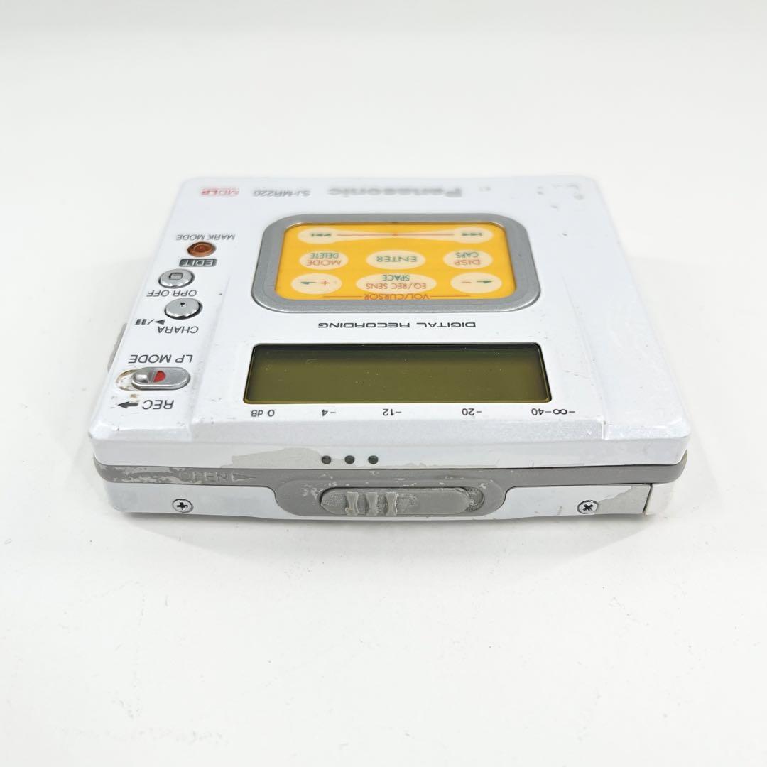 Panasonic SJ-MR220 ポータブルMDプレーヤー　通電OK Panasonic SJ-MR220 ポータブルMDプレーヤー 通電OK Amazon.co