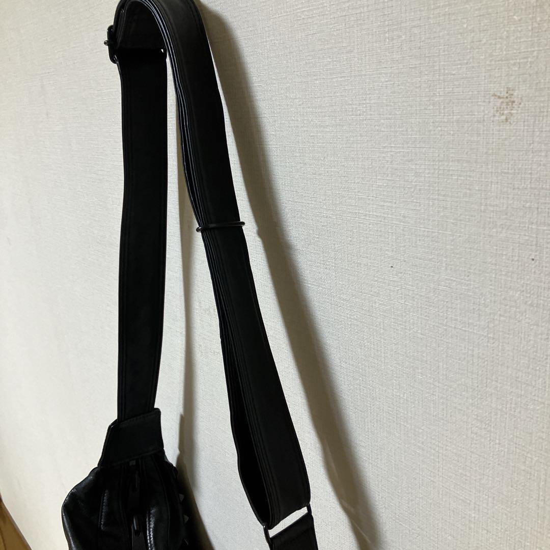 PORTER✖️ZOZOTOWN コラボ 本革レザー ショルダーバッグ スタッズ黒