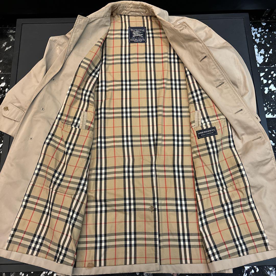⭐️BURBERRY  ステンカラーコート　ノバチェック　ベージュ